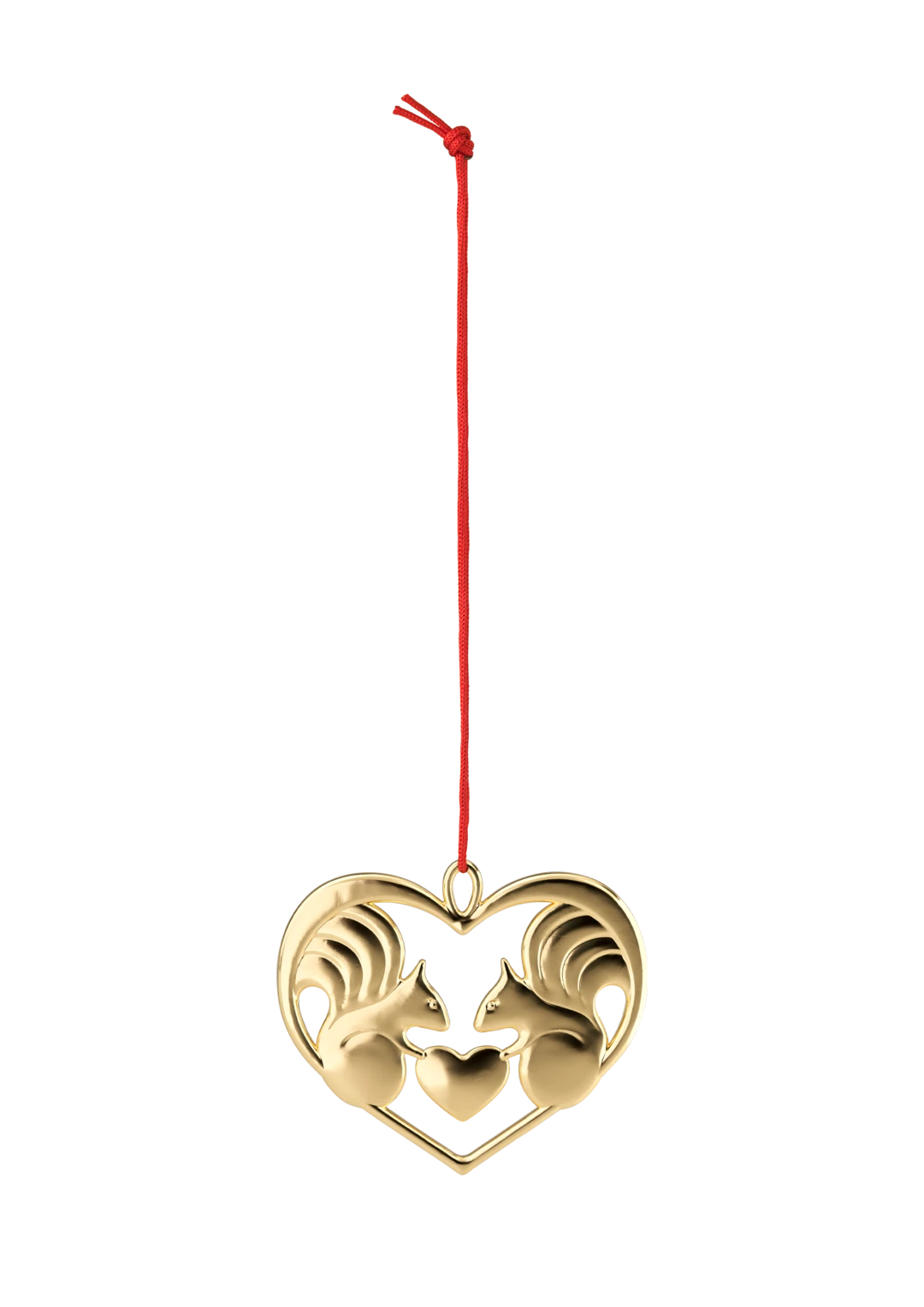 Nuts about you H6 cm / 2.4 in  gold plated
