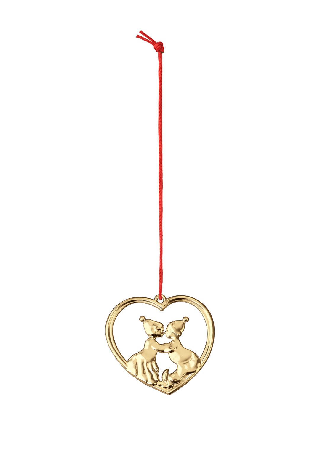 Karen Blixen Kissing Elves H6.5 cm - Gold