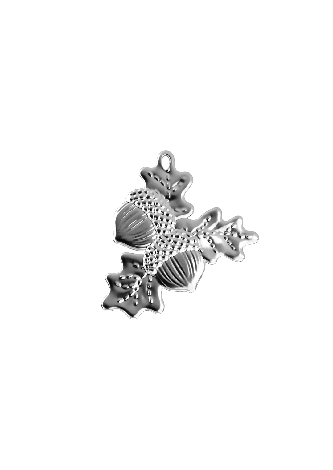 Enchanted Acorn H7 cm / 2.8 in  silver plated