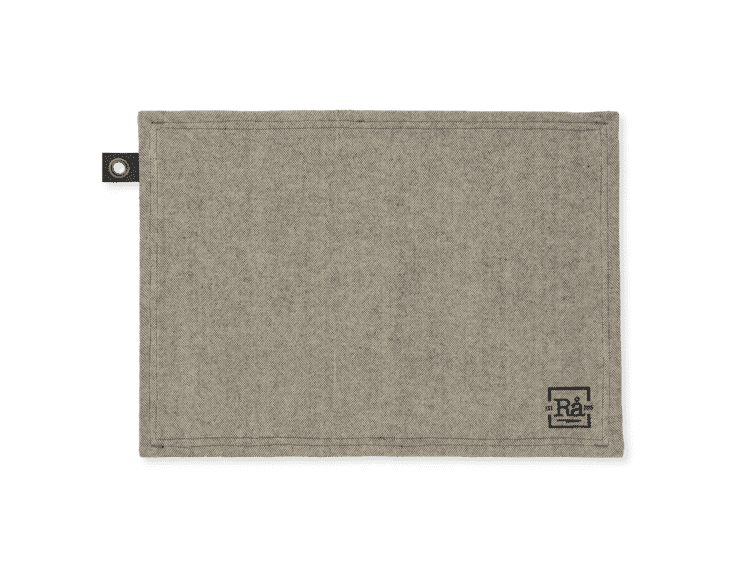 Juna RAW Placemat, Dark Grey 2 Pcs