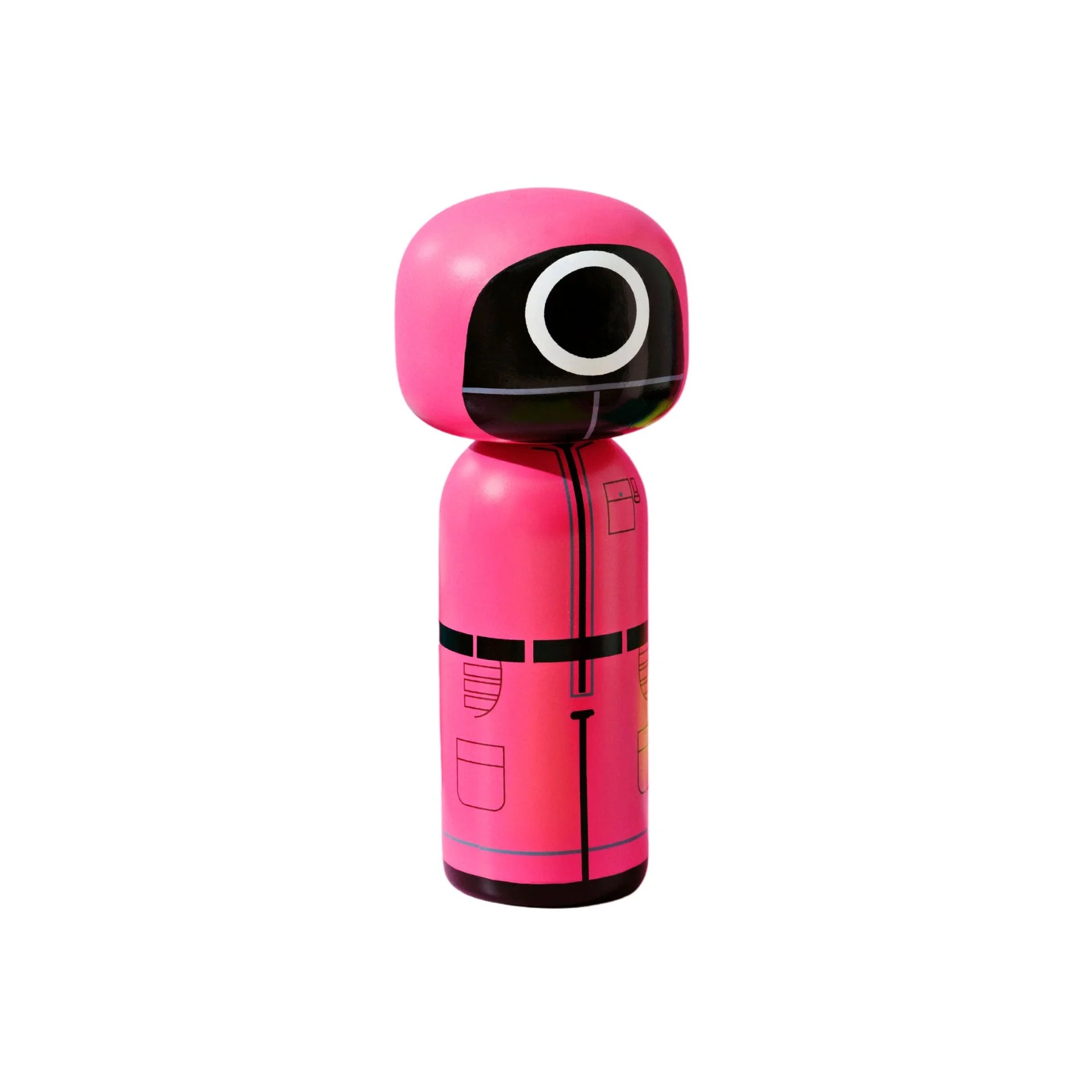 Kokeshi Doll by Sketch.Inc for Lucie Kaas - Squid Game, Masked Worker