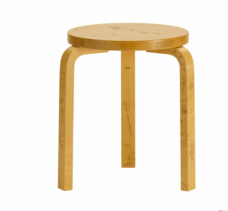 Artek + Moomin  Stool 60 Celebration