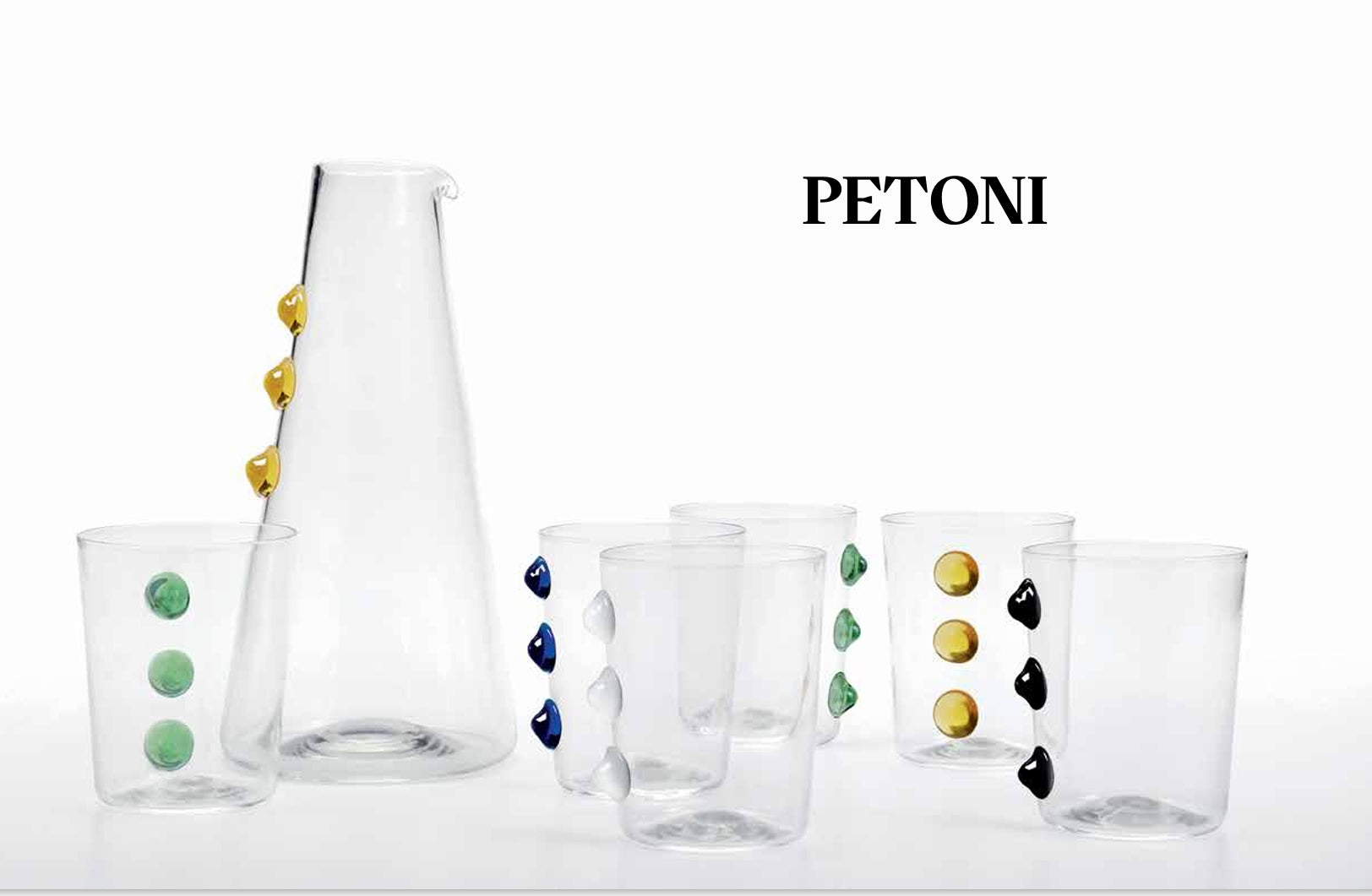 Petoni Tumbler 12.5oz Assorted (Set of 6)