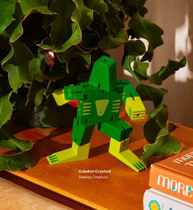 Small Cubebot® Cryptoids Sasquatch Red