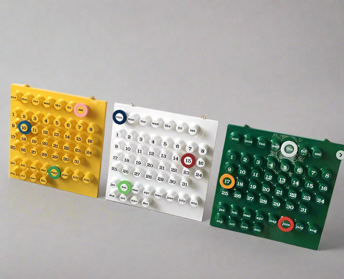 RING-A-DATE – Timeless and Perpetual calendar Green