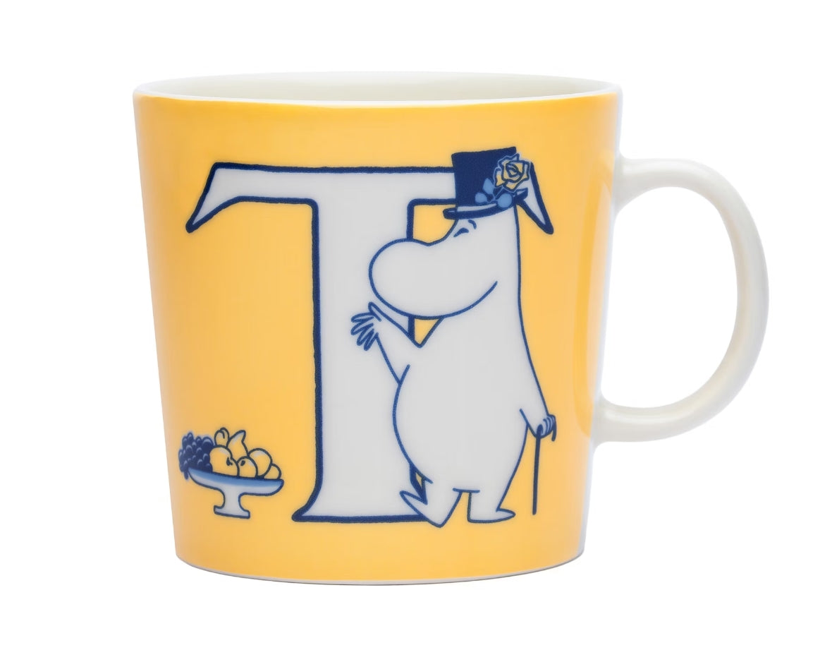 Moomin mug 0,4L  13.5oz ABC Letter T