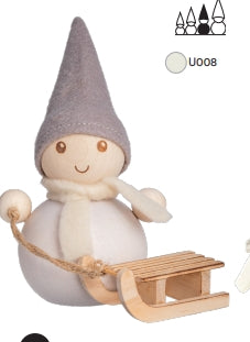 Tonttu Frost Elf 18cm KELKKAILIJA /  Sledge