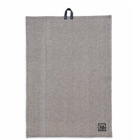 Juna RAW Tea Towel, Dark Grey 2 Pcs