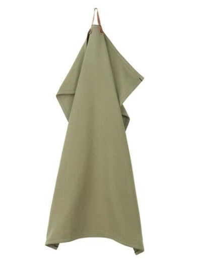 Juna RAW Tea Towel, Dusty Green 2 Pcs