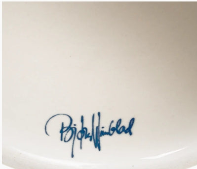 Eva Bowl on Stand - Ø9.4" blue