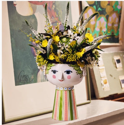 Eva Vase - H9.3" green