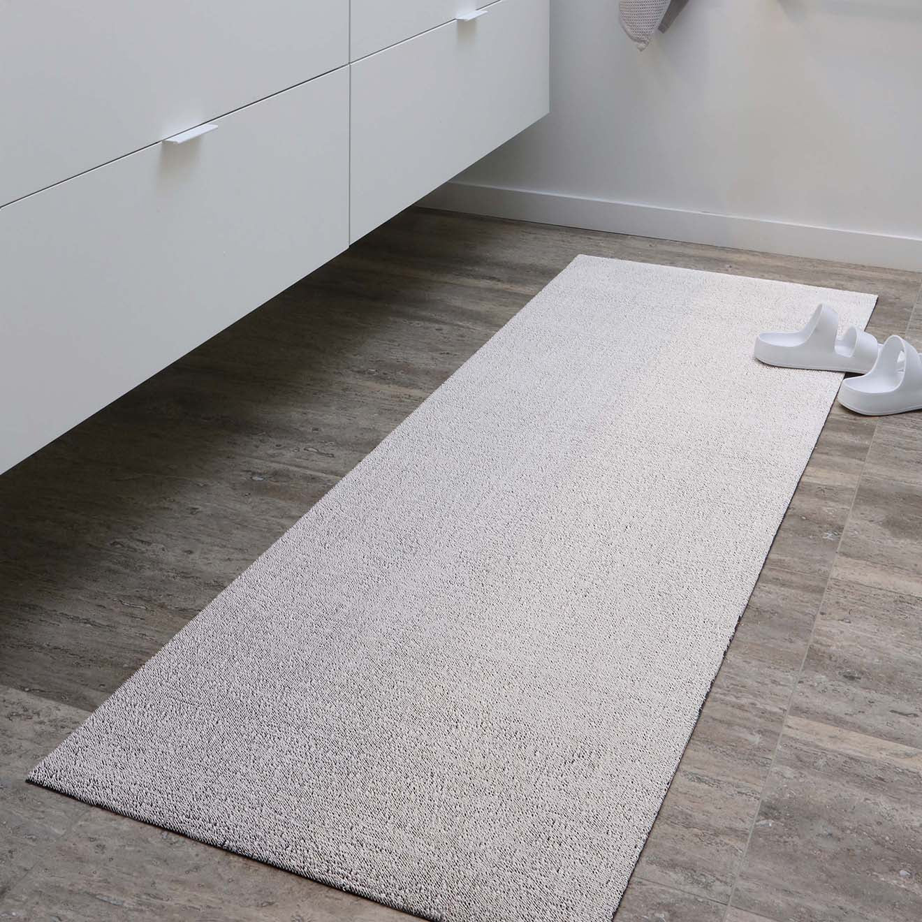 Solid Shag Mats - Snow