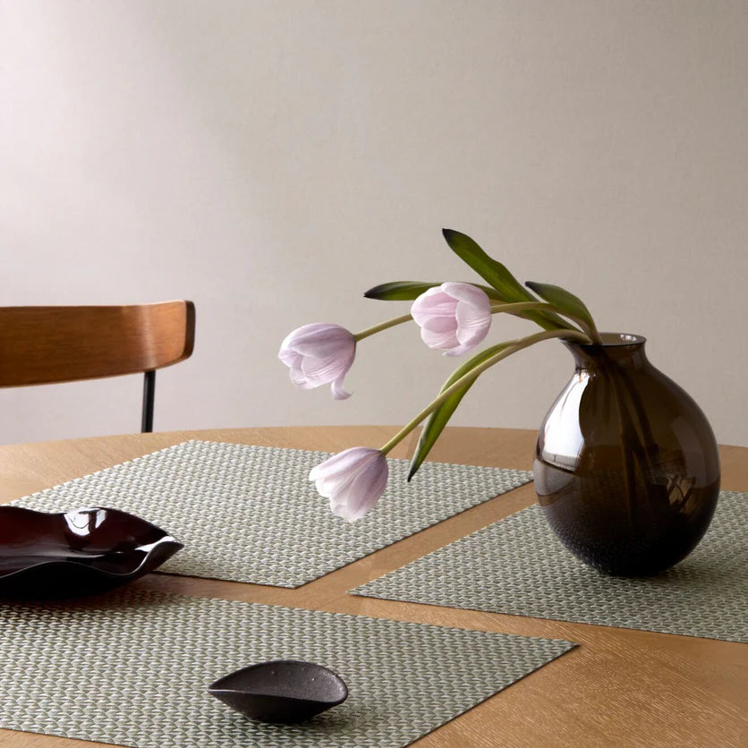 Origami Rectangular Placemat Gunmetal