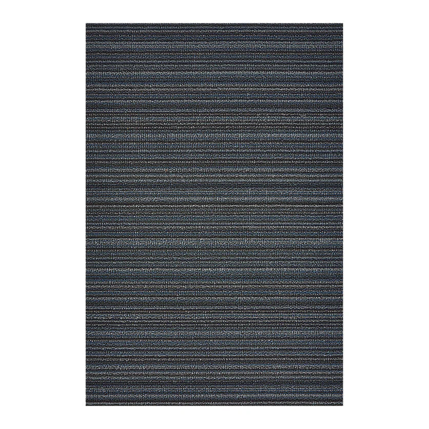 Skinny Stripe Shag Mats - Blue
