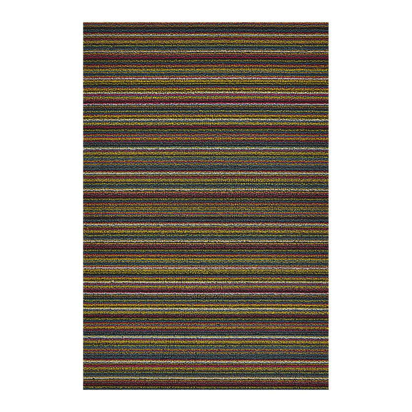 Skinny Stripe Shag Mats - Bright Multi