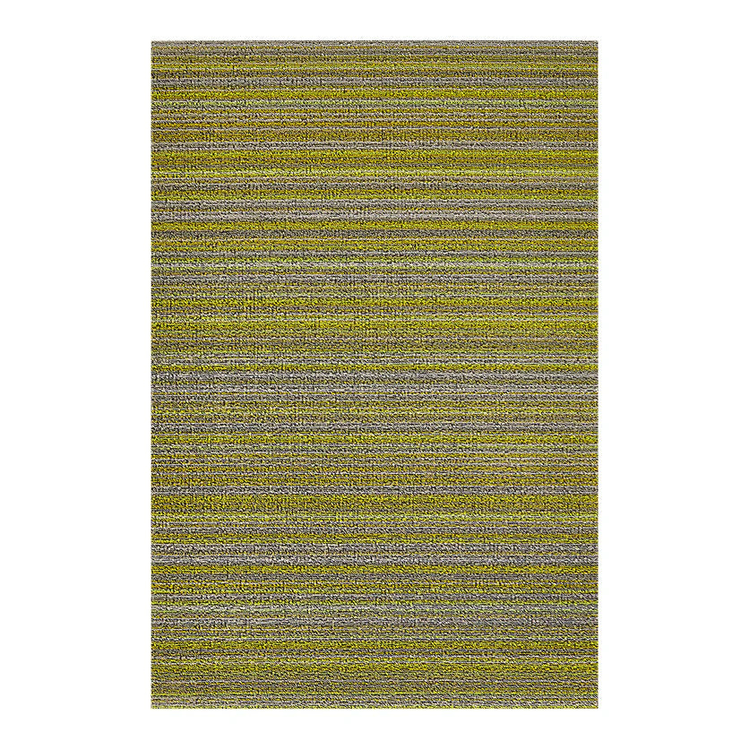 Skinny Stripe Shag Mats - Citron