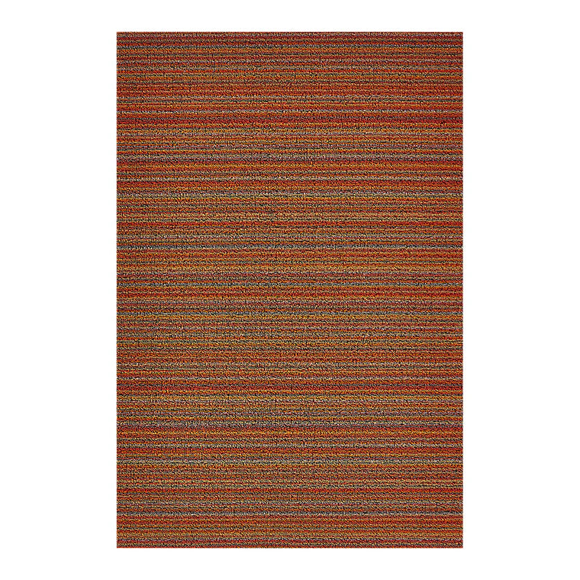 Skinny Stripe Shag Mats - Orange