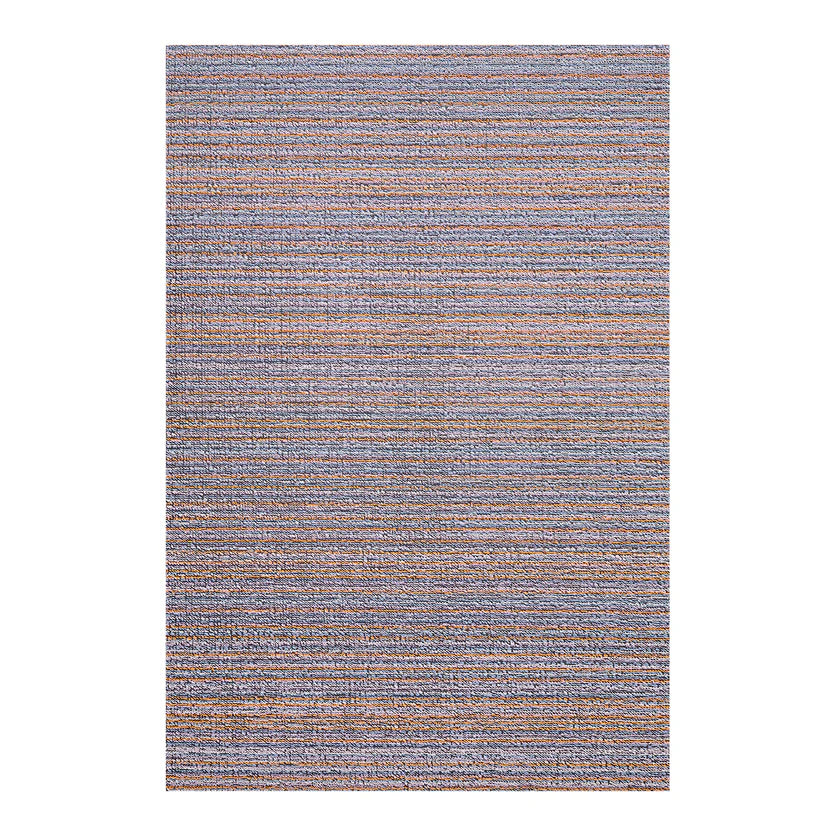 Skinny Stripe Shag Mats - Periwinkle