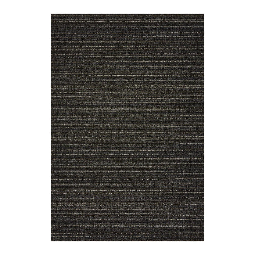Skinny Stripe Shag Mats - Steel