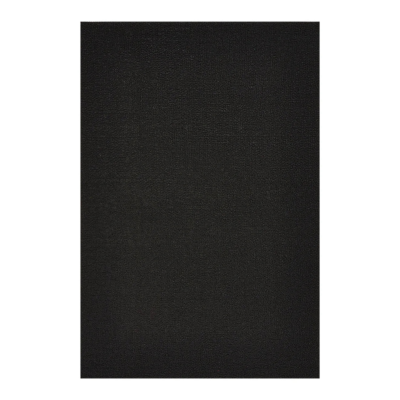 Solid Shag Mats - Black