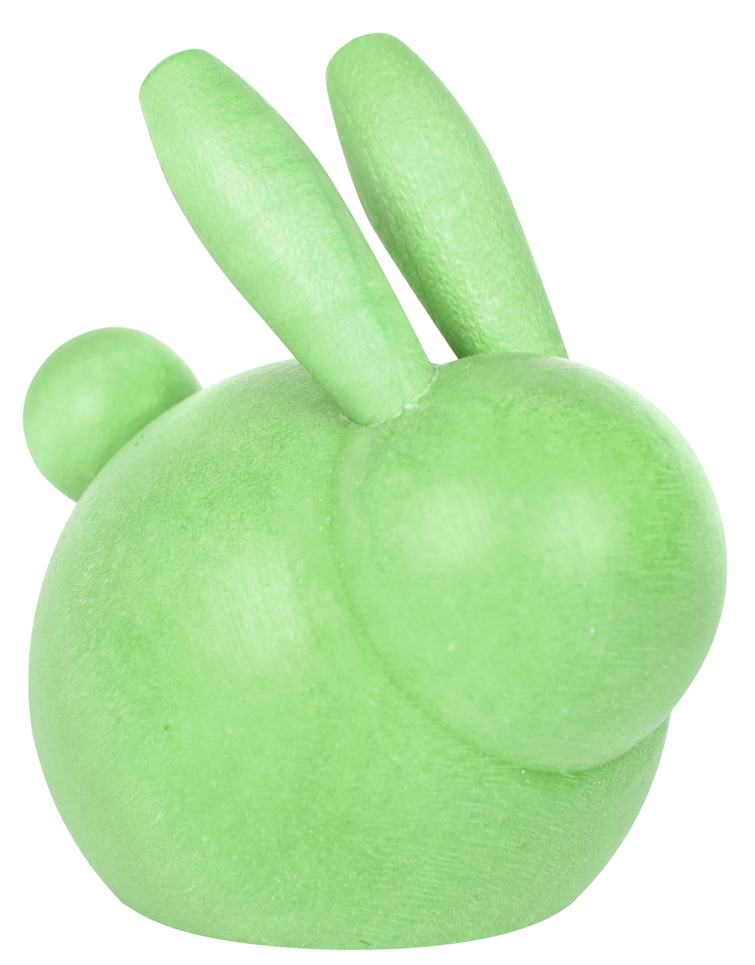 Rabbit  6 cm PUPU DECORATION large rabbit Green