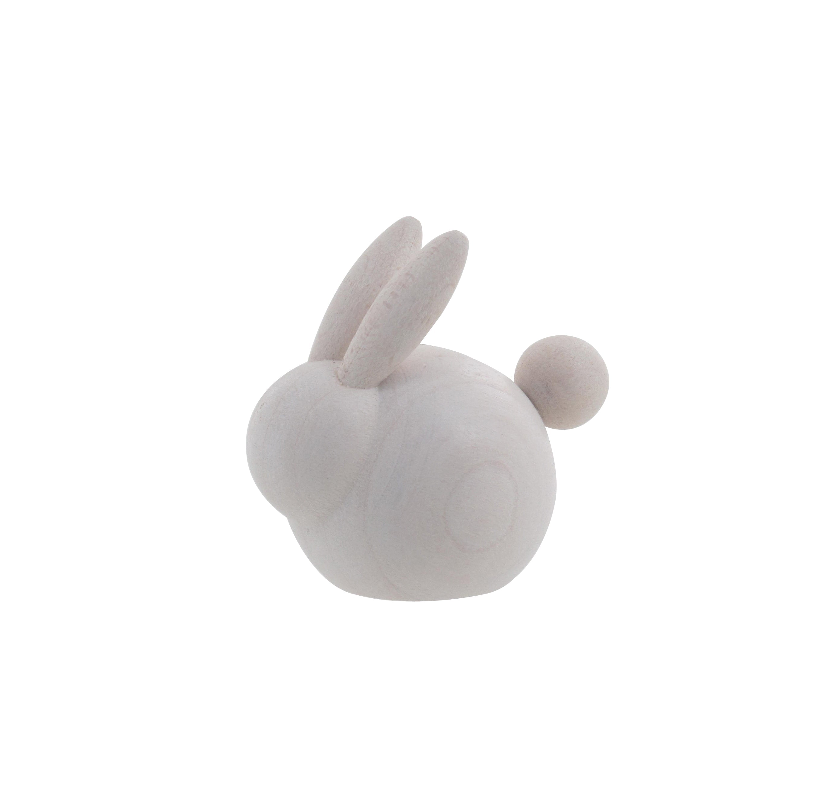 Rabbit 4cm PUPUNEN DECORATION Small rabbit White