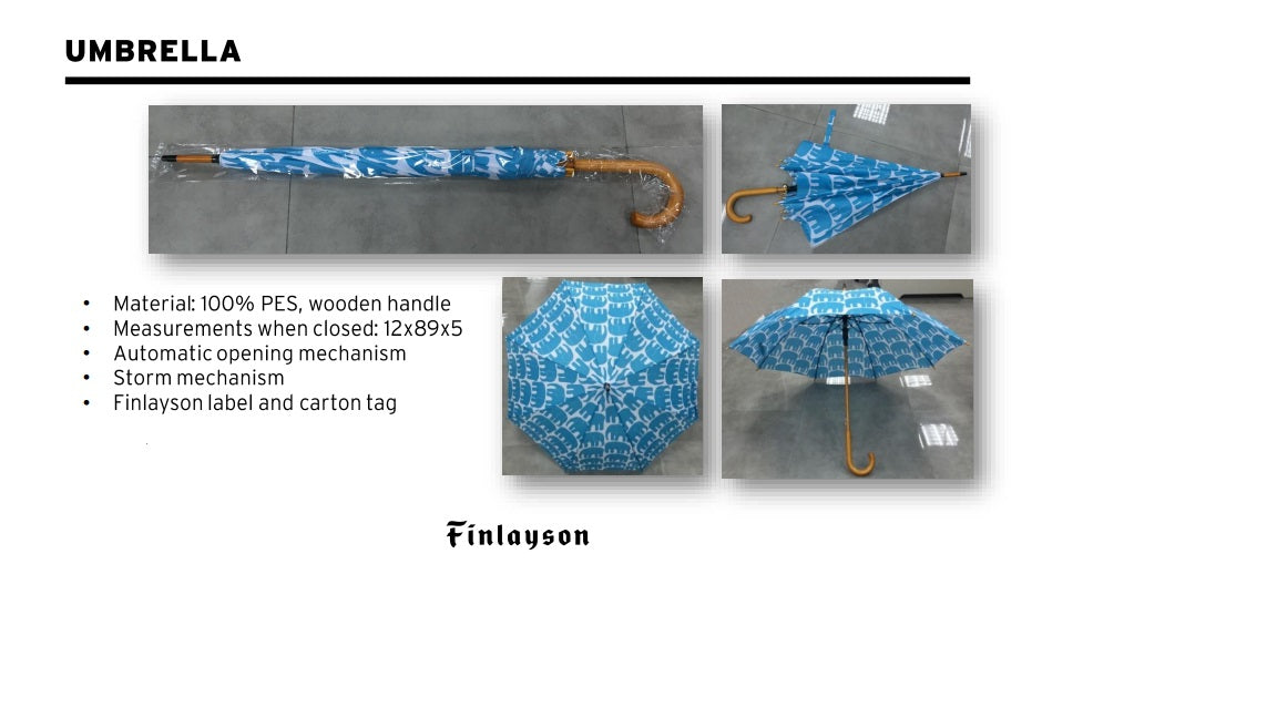 UMBRELLA BIG ELEFANTTI  TURQUOISE