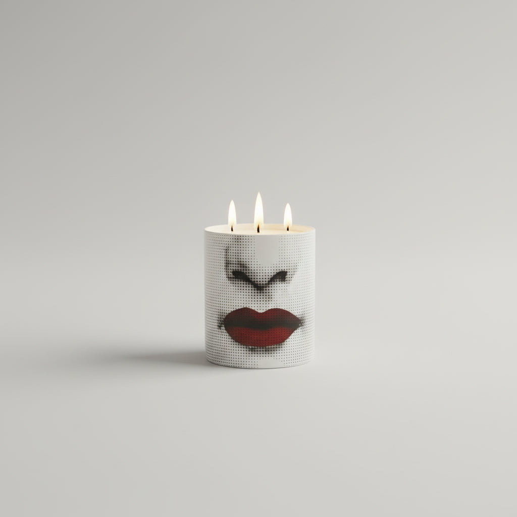 Fornasetti candle medium Bacio Scented Candle  - Otto