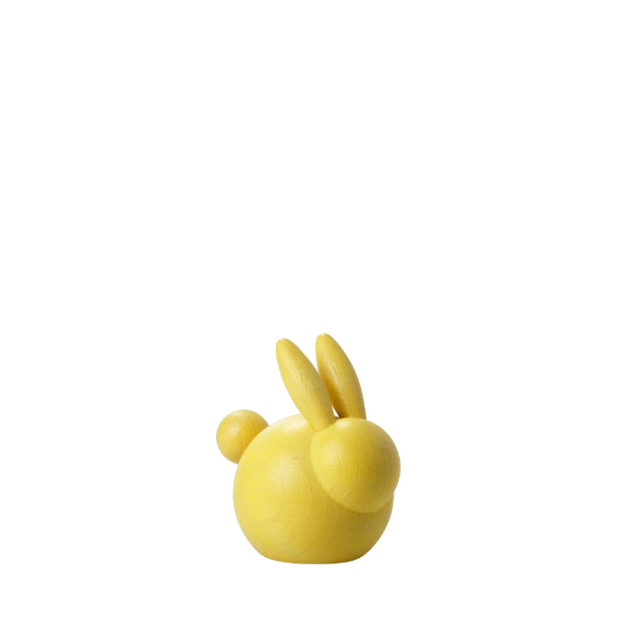 Rabbit 4cm PUPUNEN DECORATION Small rabbit Yellow