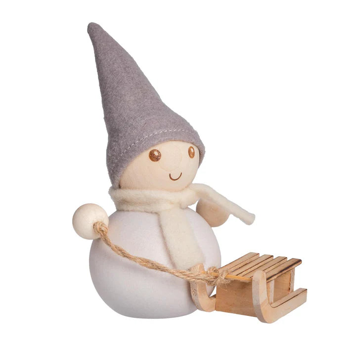 Tonttu Frost Elf 18cm KELKKAILIJA /  Sledge