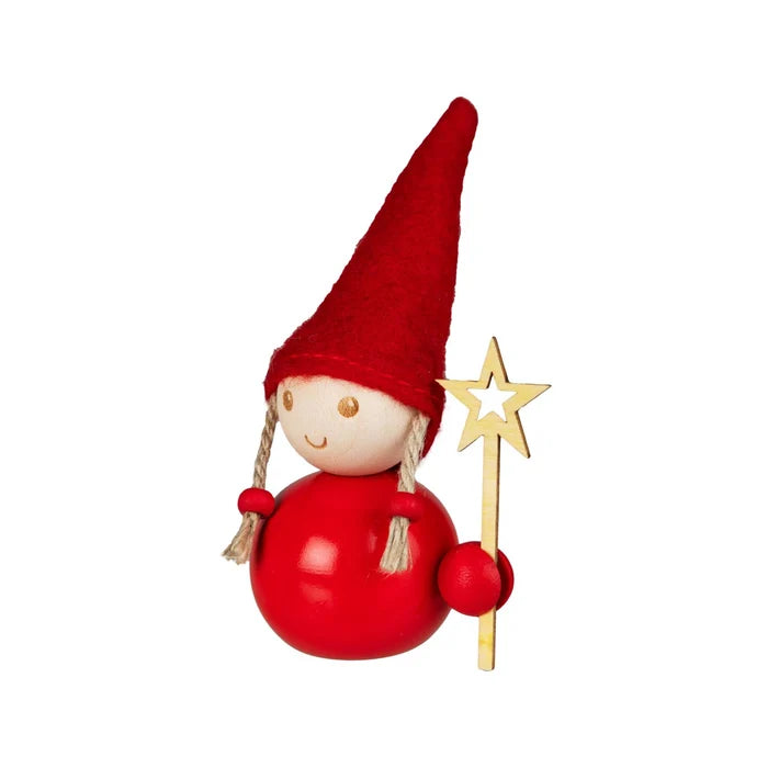 Tonttu Elf 9cm girl Star-bearer
