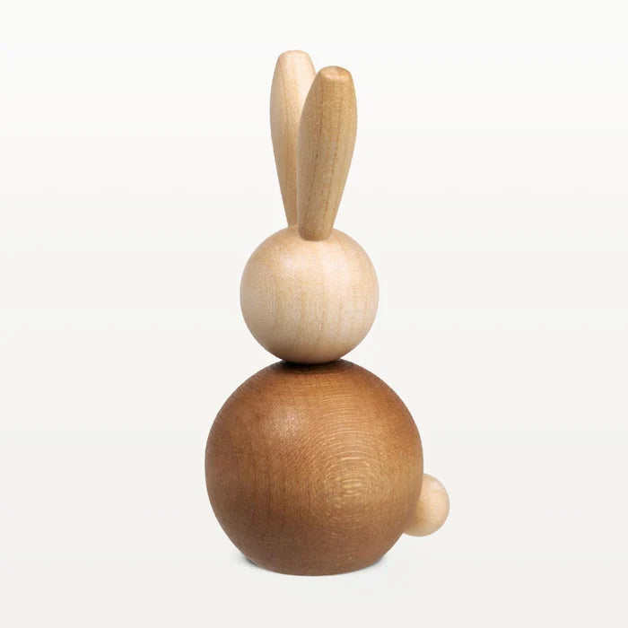Quantity6 Hare sculpture, 9,5 cm, light brown