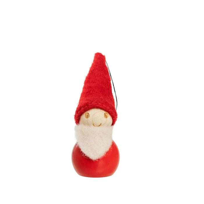 Tonttu Elf hanging tree decoration Bearded