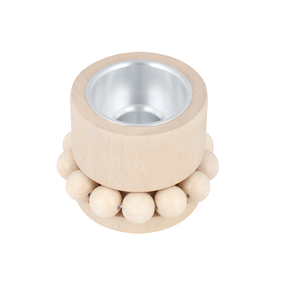 Candleholder Prinsessa tealight  U300 varnished wood