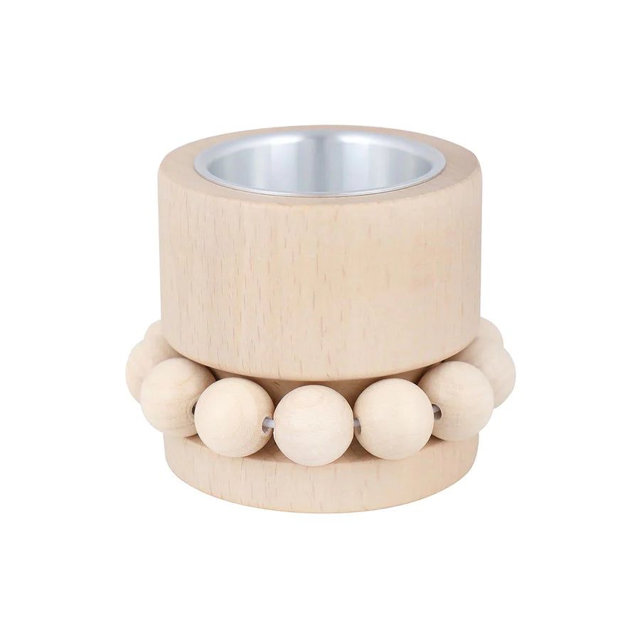 Candleholder Prinsessa tealight  U300 varnished wood
