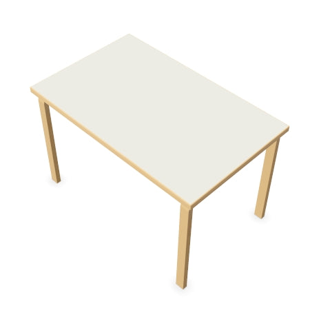 Aalto Table retangular 81B 120x75cm / 47.25x29.5in