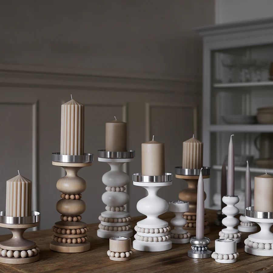 Candleholder Prinsessa tealight  U300 varnished wood