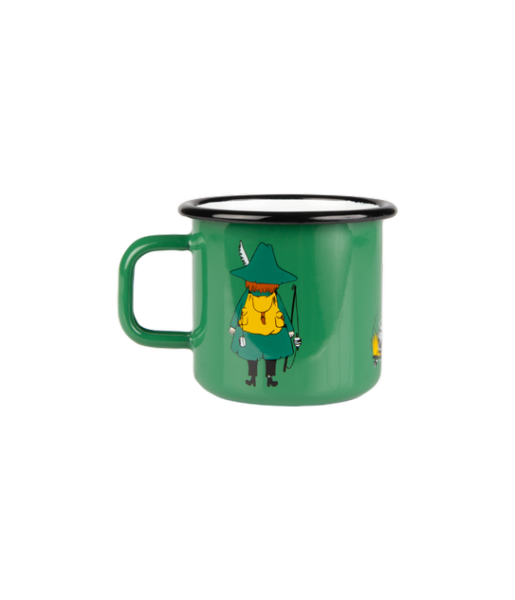 Enamel mug 3,7dl Moomin Snufkin Retro, green