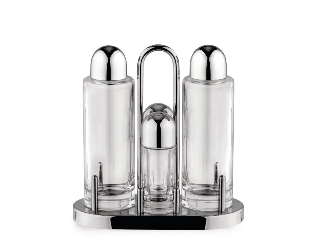 5070 Condiment set: oil, vinegar, salt and pepper