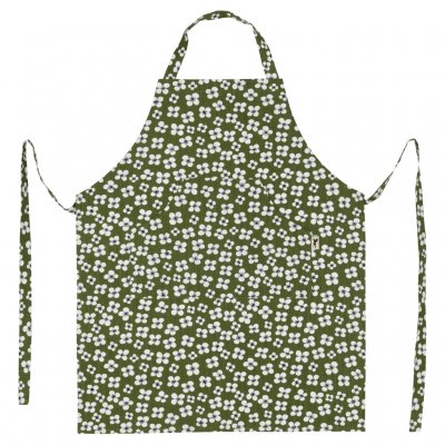 Belle Amie, apron, dark green