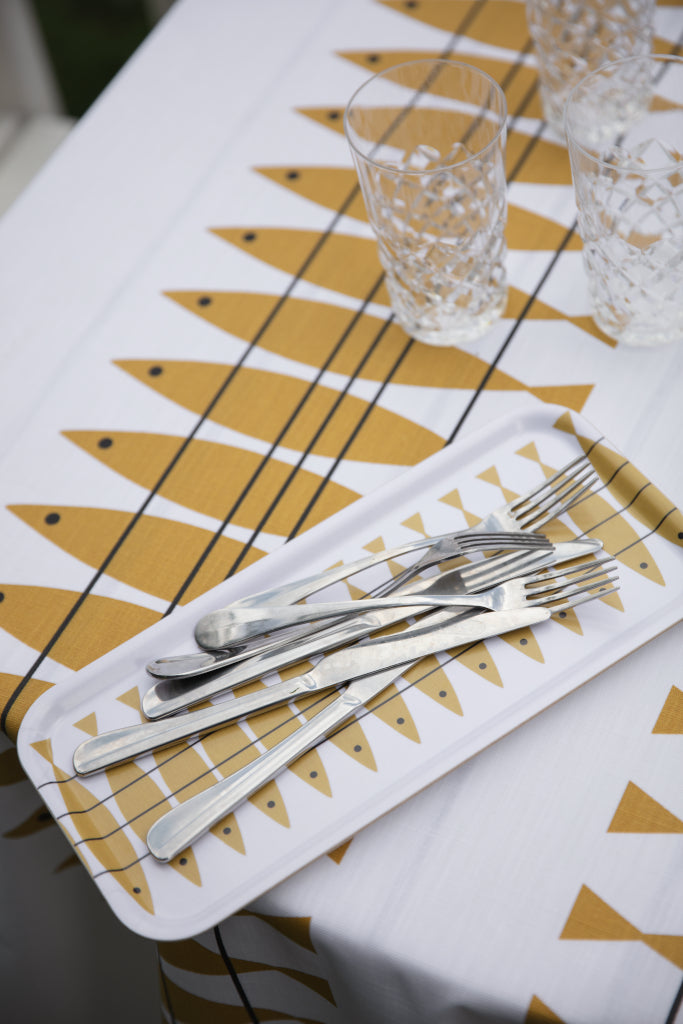 Sill, oil cloth fabric, ochre,  100x145cm