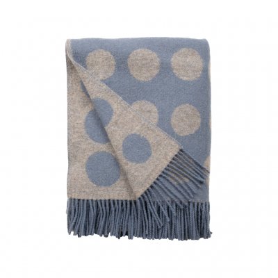 Pricktyg, blanket, blue beige