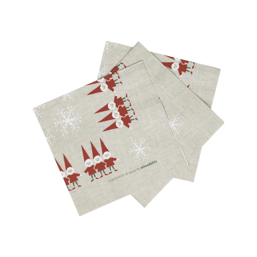 Tomtenisse, paper napkin