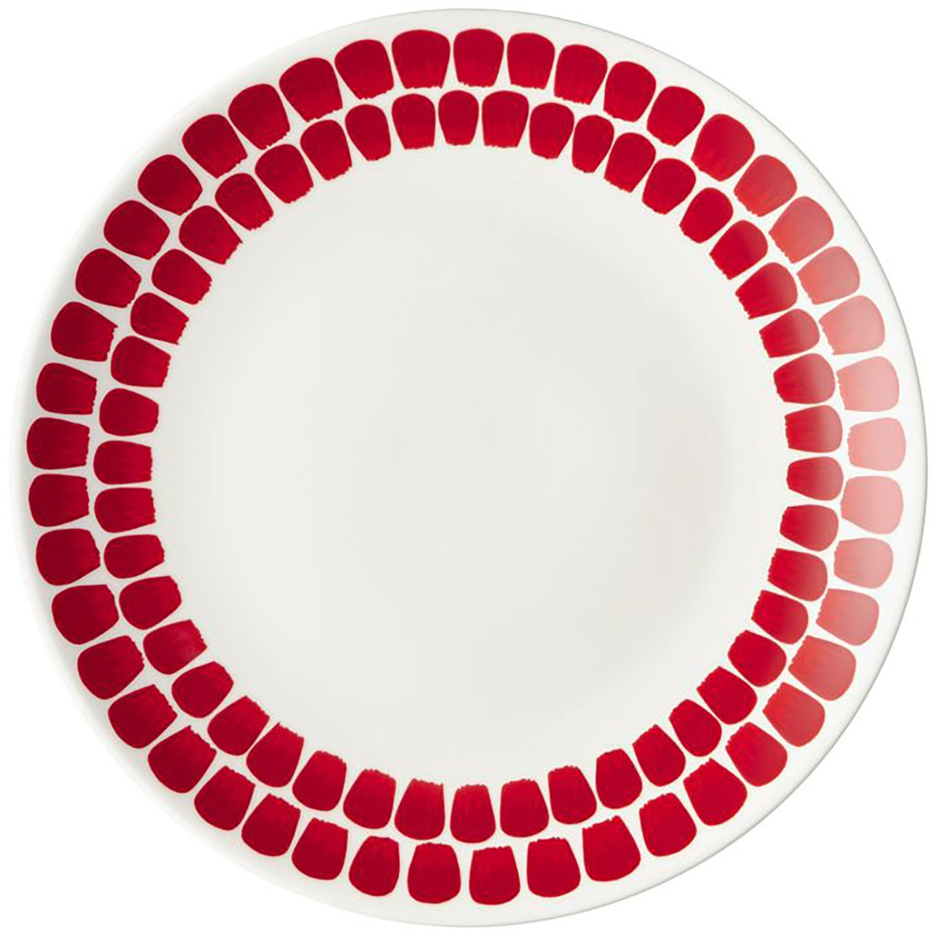 24H by Arabia Finland Plate 26cm / 10.5" Dinner Plate Tuokio Red