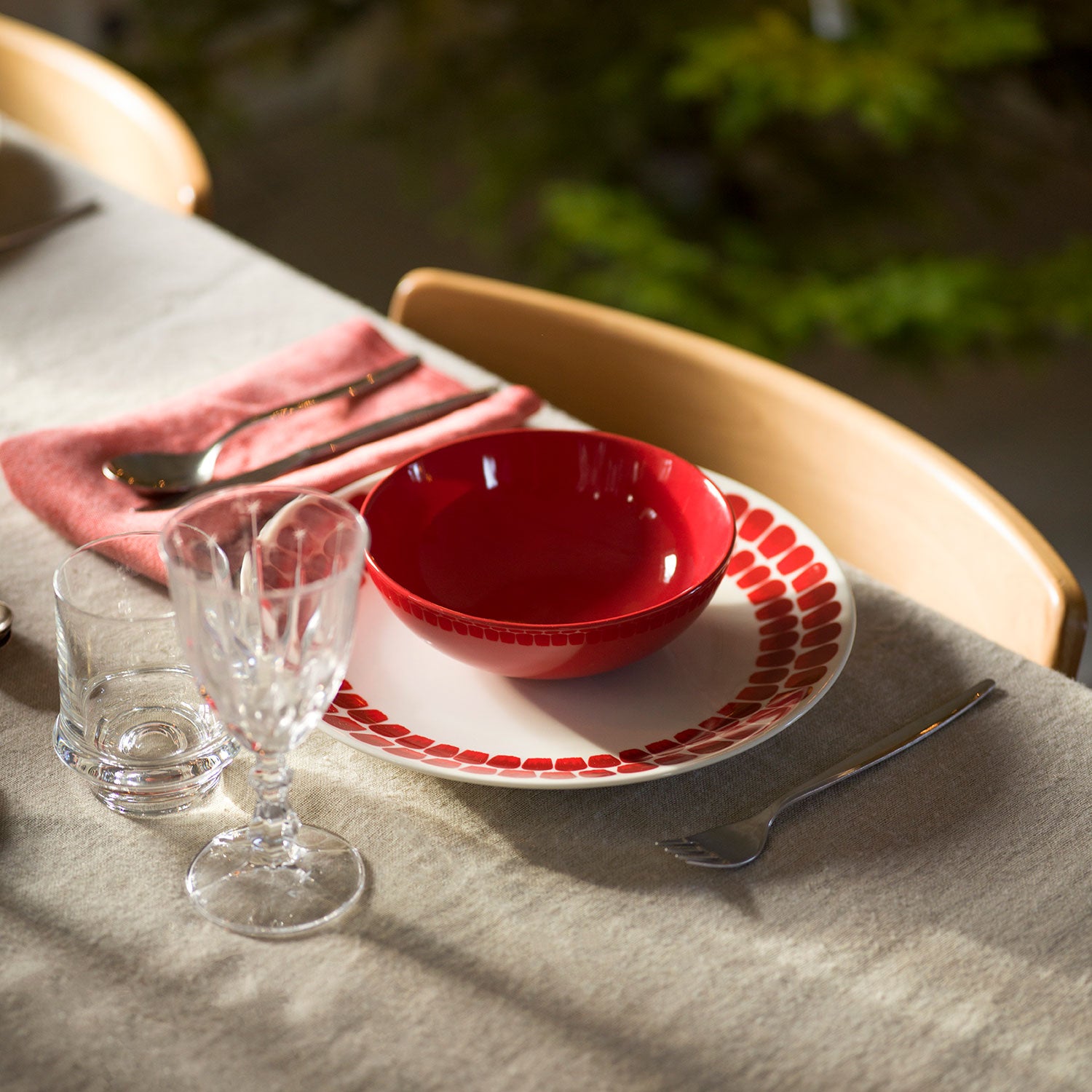 24H by Arabia Finland Plate 20cm / 8" Salad Plate Tuokio Red