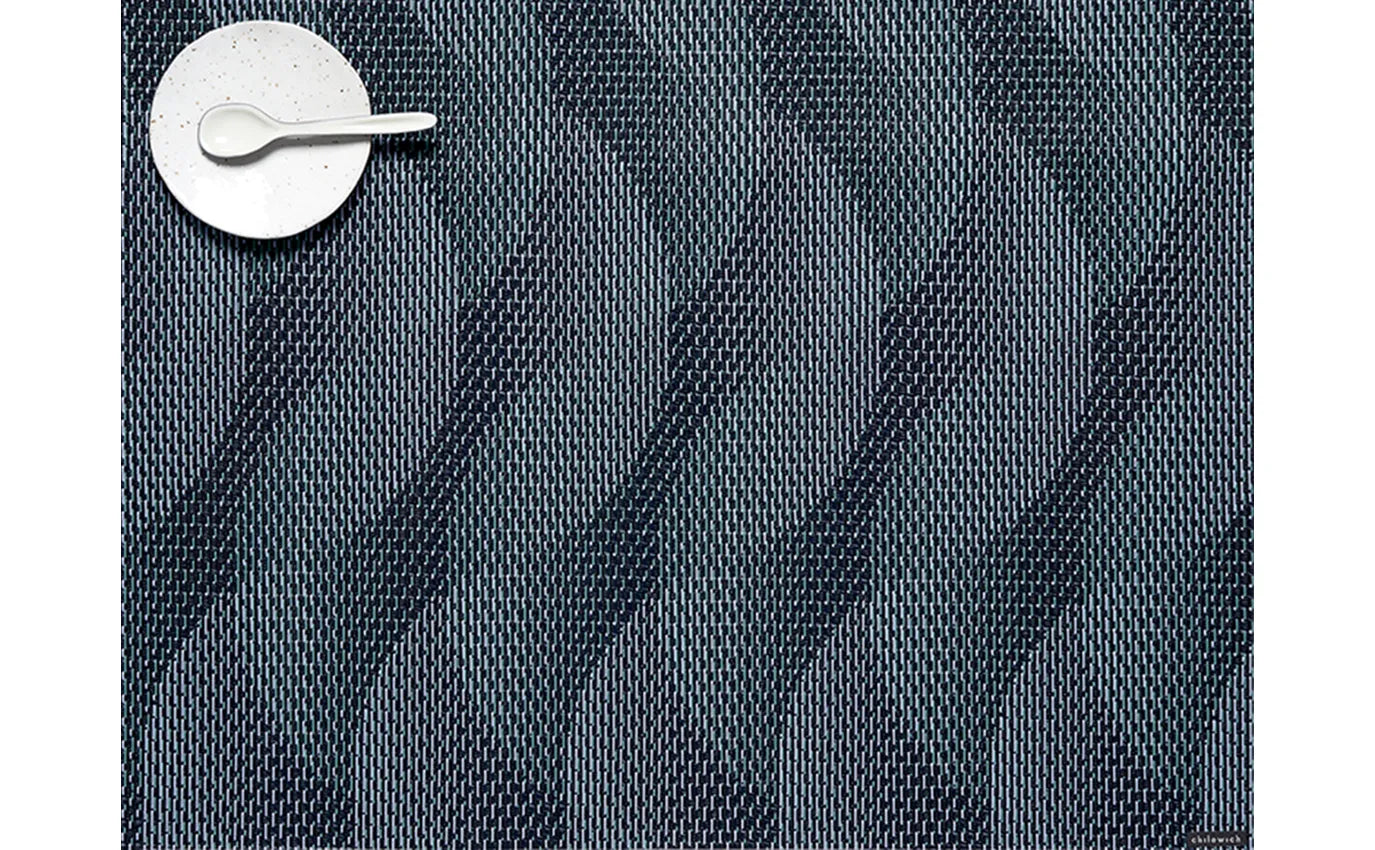 Chilewich Placemat Rectangle Arc Indigo