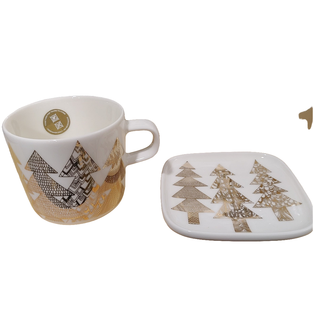 Oiva / Kuusikossa Cup And Plate Set