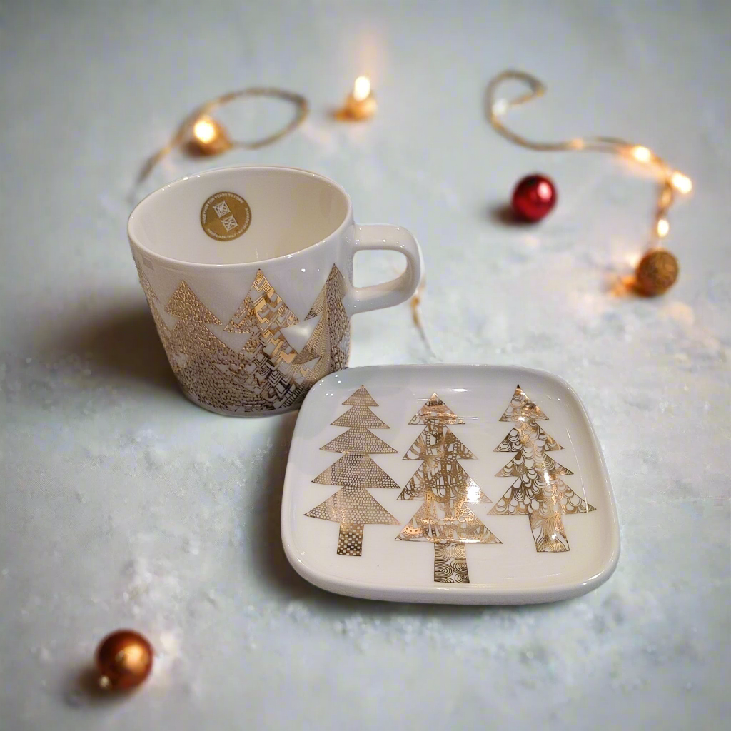 Oiva / Kuusikossa Cup And Plate Set