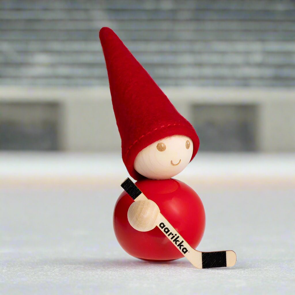 Tonttu Elf 9cm JÄÄKIEKKOILIJA / Elf Icehockey Player