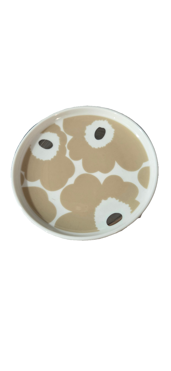 Oiva / Unikko coffee cup 2 dl white, beige, silver